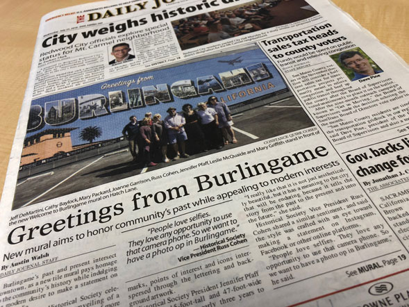 News Article abou the Mural